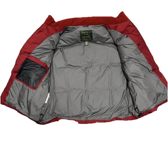 Eddie Bauer Quilted Goose Down Mens Vest Jacket Sportsman Lightweight XL Red - Picture 5 of 11